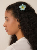 Multi Coloured Mini Flower Hair Clips 3 Pack, imported from the UK