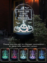 Next PMC Personalised Pumpkin Patch Halloween Outdoor Solar Light- Buy online at McGrocer