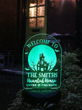 PMC personalised haunted house solar light Halloween decoration (British brand)