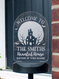 PMC personalised haunted house solar light Halloween decoration (British brand)