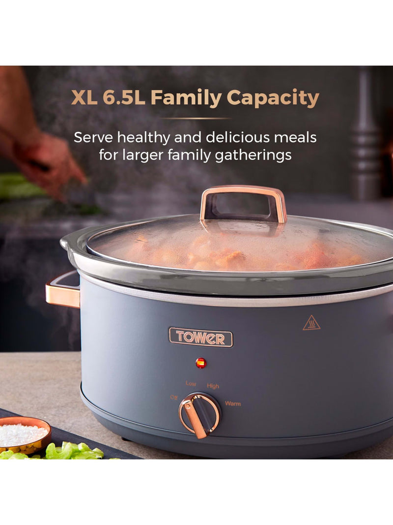 Tower Grey Cavaletto 6.5L slow cooker (British brand)