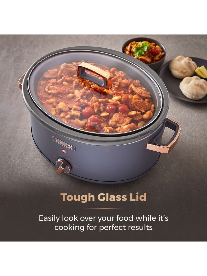 Tower Grey Cavaletto 6.5L slow cooker (British brand)