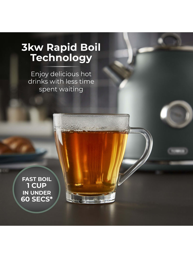 Tower Grey Renaissance 1.7L electric kettle (British brand)