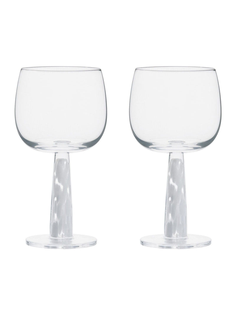 Anton Studio Designs Set of 2 White Björn Gin Glasses