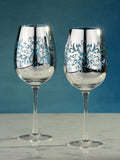 Artland blue filigree wine glasses set of 2 - British product
