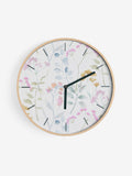Isla multicolour floral wall clock 30cm, UK version