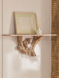 Hamish Highland Cow wall shelf 60cm wide - British product