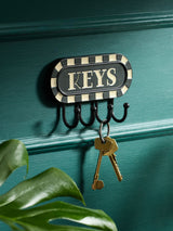 Next Black/White Metal Key Hooks - 9x15x3.5cm- Buy online at McGrocer