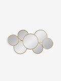 Gold round cluster mirror 70cm x 130cm, UK version