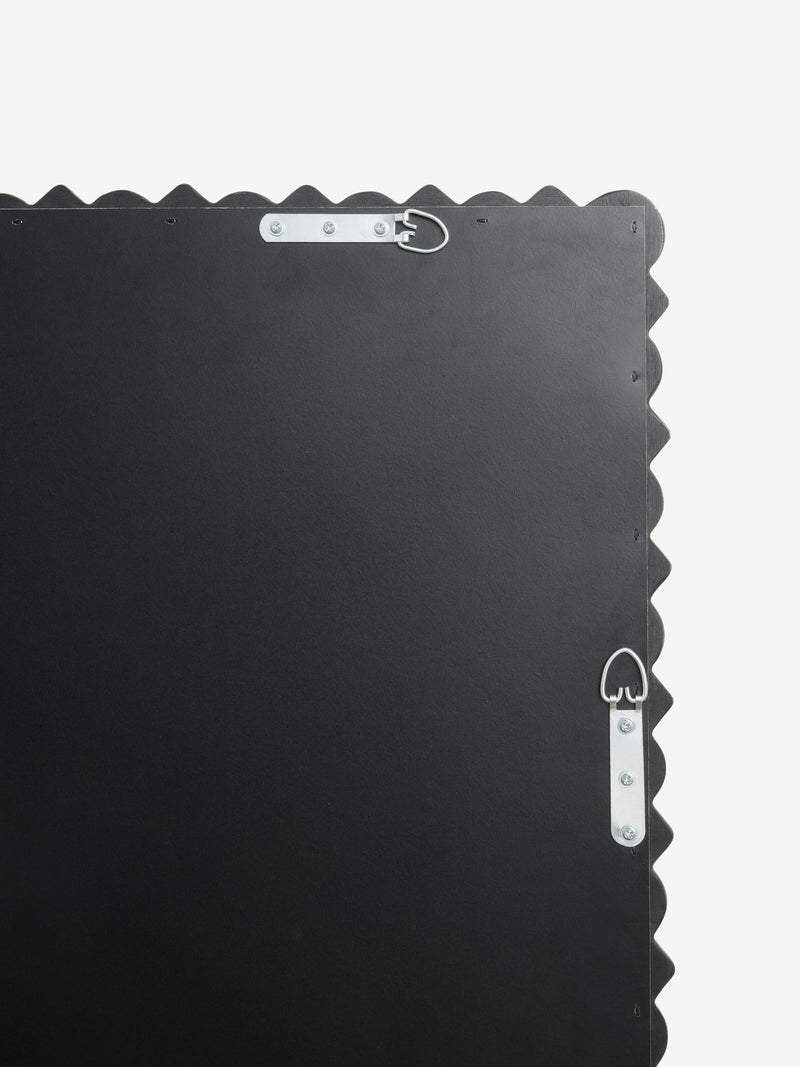 Black Global Bobbin wall mirror 90.5cm x 56.5cm - British product