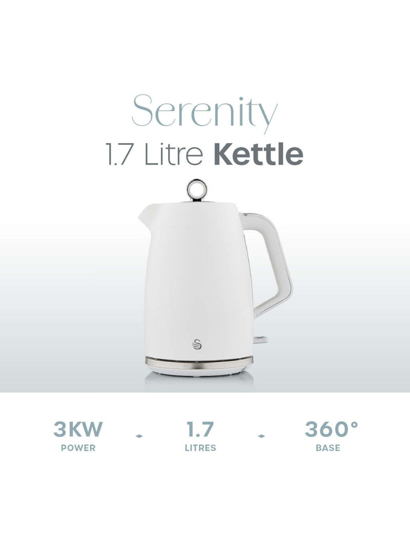 Swan White Serenity kettle 1.7 litre (British brand)