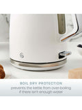 Swan White Serenity kettle 1.7 litre (British brand)