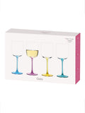 Anton Studio Designs green Gala wine glasses set of 4 - British product