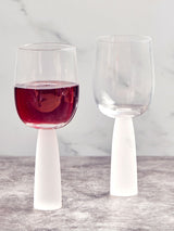 Next Anton Studio Designs Set of 2 Frost Oslo Wine Glasses- Buy online at McGrocer