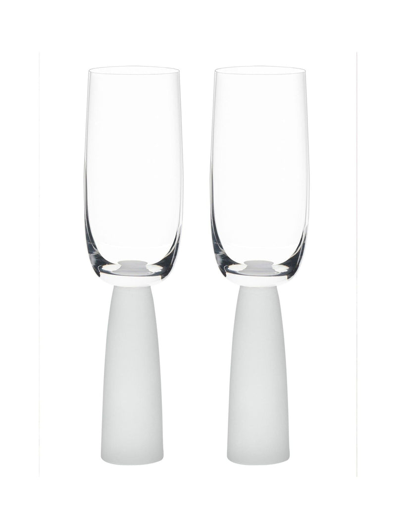 Anton Studio Designs Frost Oslo champagne flutes set of 2 - British product