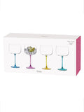 Anton Studio Designs pink gin glasses set of 4 - British product