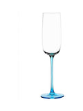 Anton Studio Designs blue gala champagne flutes set of 4 - British product