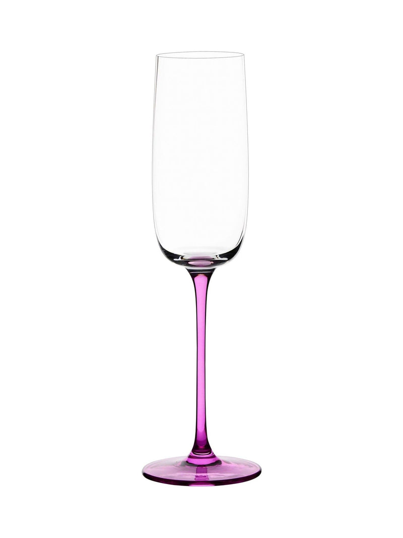 Anton Studio Designs blue gala champagne flutes set of 4 - British product