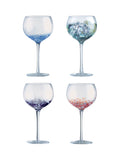 Anton Studio Designs red speckle gin glasses set of 4 - British product