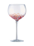 Anton Studio Designs red speckle gin glasses set of 4 - British product