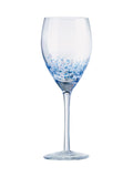 Anton Studio Designs Set of 4 Purple Speckle Wine Glasses