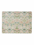 Morris & Co. Green Strawberry Thief placemats set of 4, imported from the UK
