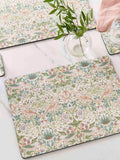 Morris & Co. Green Strawberry Thief placemats set of 4, imported from the UK