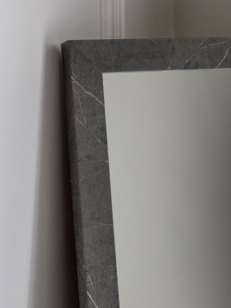 Gallery Home Grey Wesson tall marbled mirror 570x1570mm (British brand)