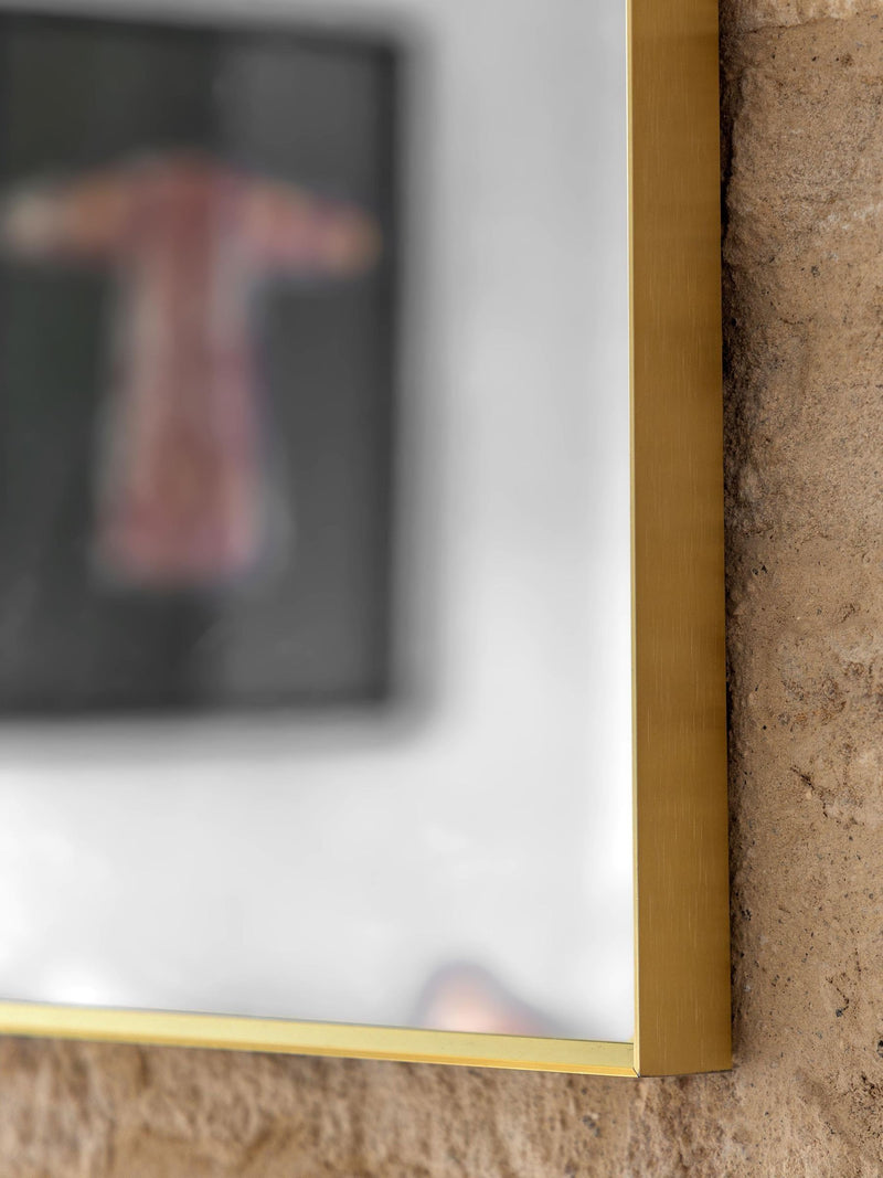 Overmantle mirror in black 110cm x 90cm, UK version