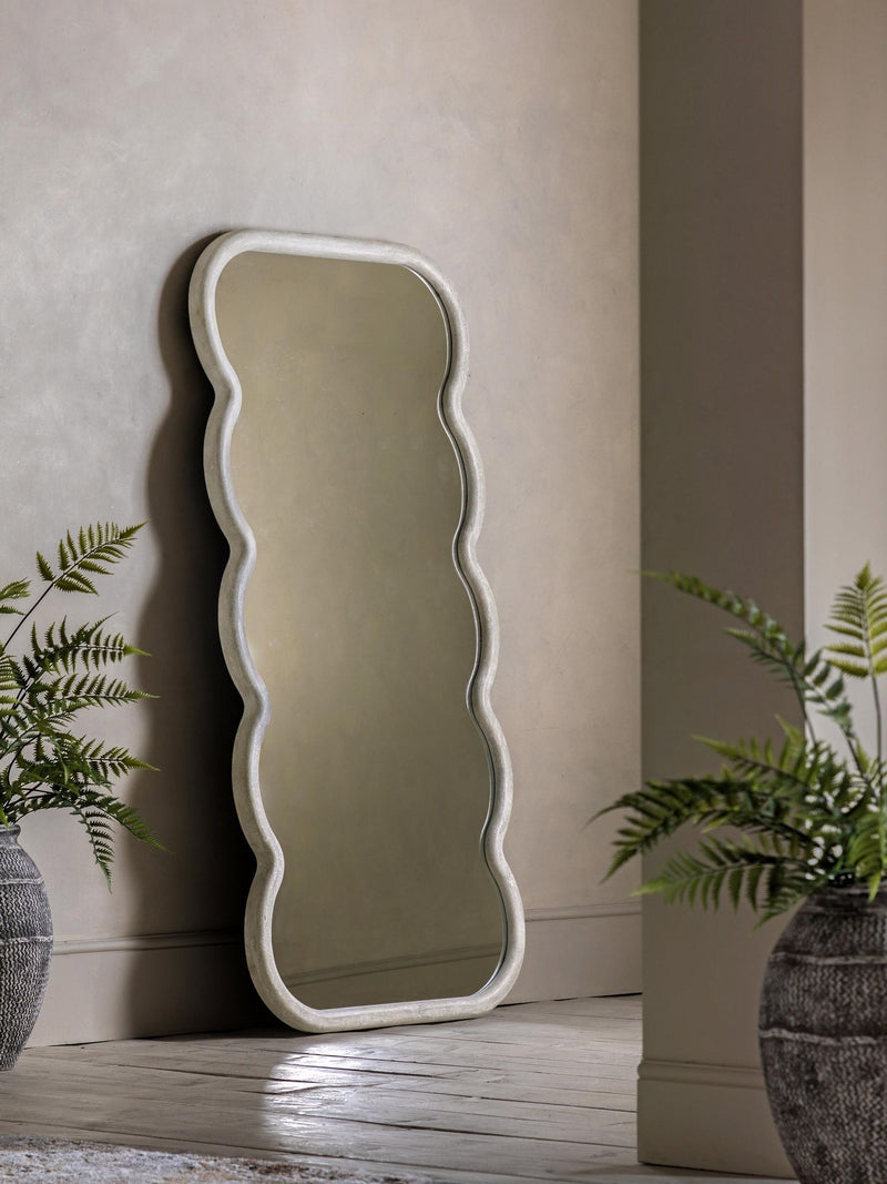 Gallery Home Curved Leaner Mirror 180cm x 90cm, UK version