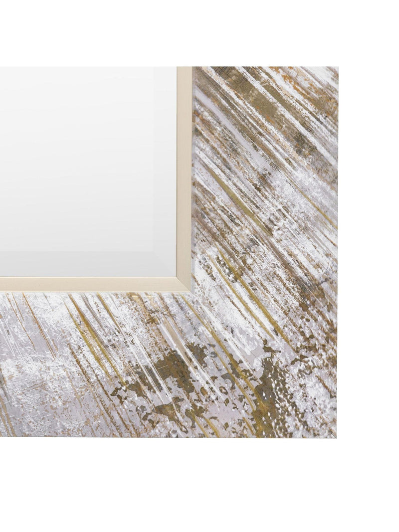Gallery Home Silver Merrick square mirror 92.5cm x 92.5cm (British brand)