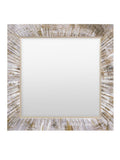 Gallery Home Silver Merrick square mirror 92.5cm x 92.5cm (British brand)