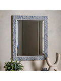 Gallery Home blue Anders mirror 51x61cm, UK version