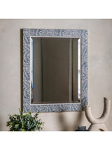Next Gallery Home Blue Anders Decorative Mirror 51x61cm- Buy online at McGrocer
