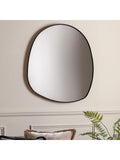 Gallery Home black axel pebble mirror 89 x 84 cm, UK version