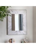 Gallery Home Cream Kole rectangular mirror 90cm x 110cm, UK version