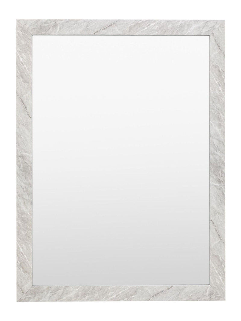 Gallery Home White Wesson Marbled Mirror 77x57cm, UK version