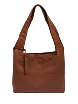 Next Cultured London Brown Ariel Leather Shoulder Bag- Buy online at McGrocer