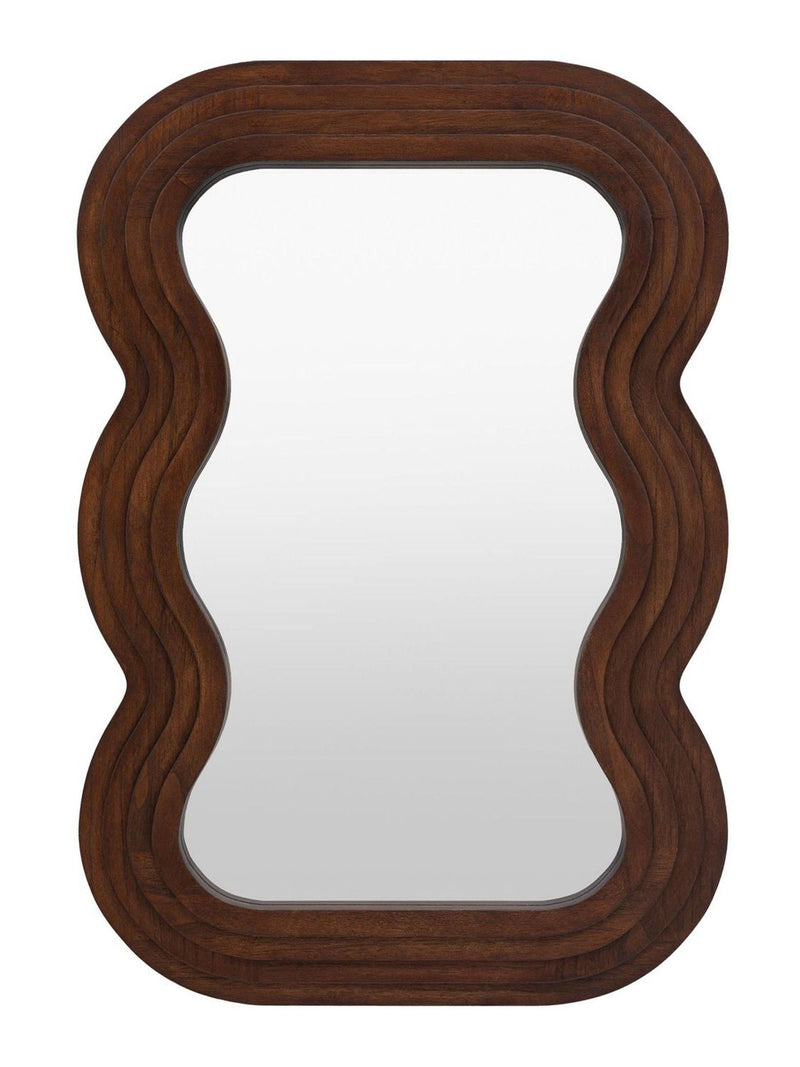 Gallery Home Brown Gatlin mirror - British product