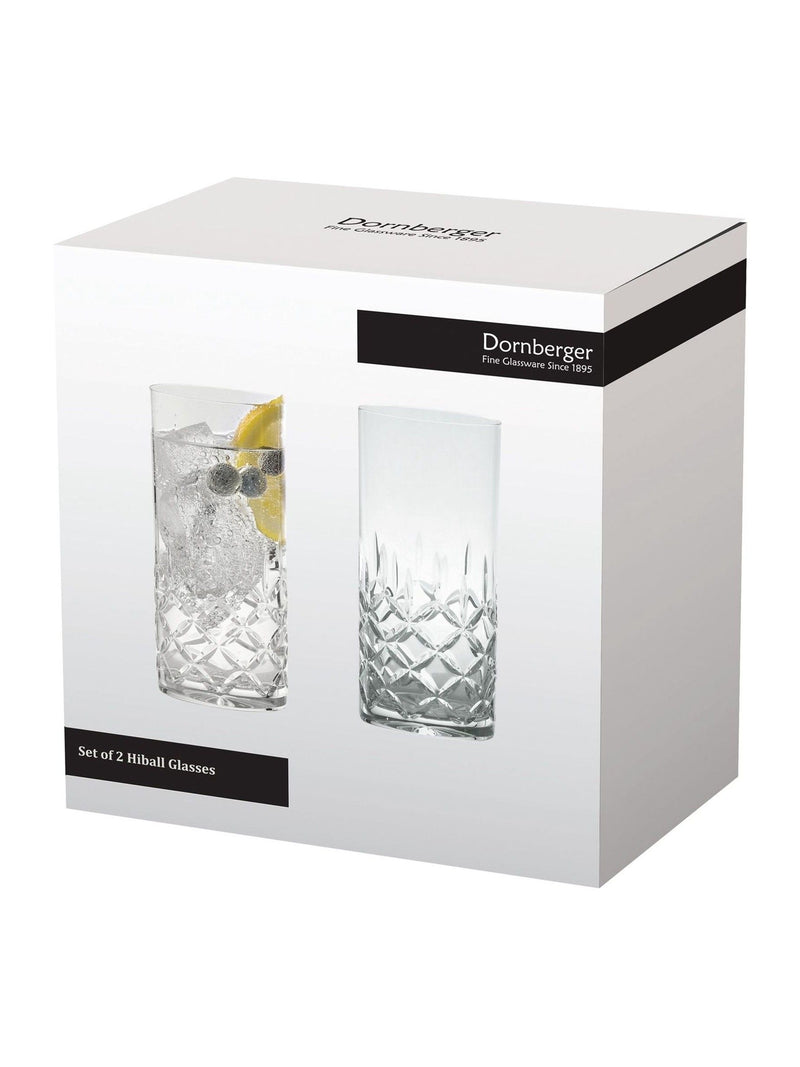 DRH Collection Dorchester hiball tumblers set of 2 - British product