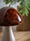 Gallery Home natural ceramic mushrooms set of 2, UK version