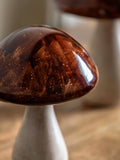 Gallery Home natural ceramic mushrooms set of 2, UK version