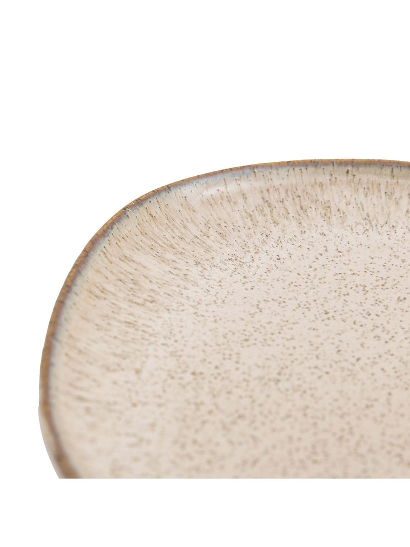 Gallery Home oatmeal speckle glaze ceramic side plates set of 4 - British product