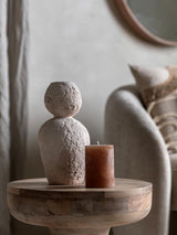 Next Gallery Home Natural Kase Pebble Candle Stick Holder- Buy online at McGrocer