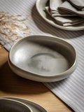 Gallery Home pasta bowls dove grey glaze set of 4, UK version