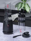 Salter Black Kuro Actifusion blender set with sports bottles (British brand)