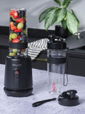 Salter Black Kuro Actifusion blender set with sports bottles (British brand)