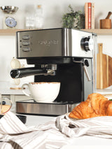 Next Salter Silver Manual Espresso Machine- Buy online at McGrocer