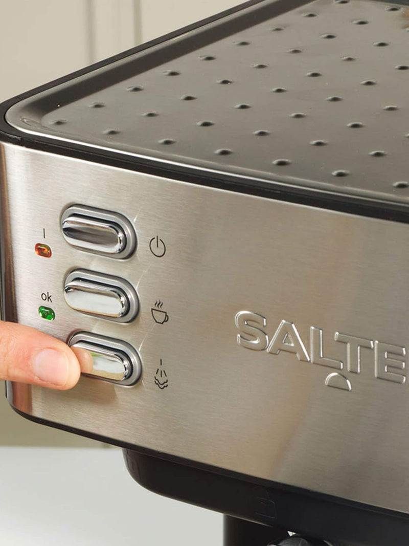 Salter Silver Manual Espresso Machine (British brand)
