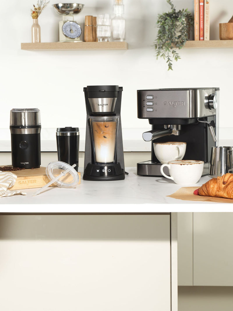 Salter Silver Manual Espresso Machine (British brand)